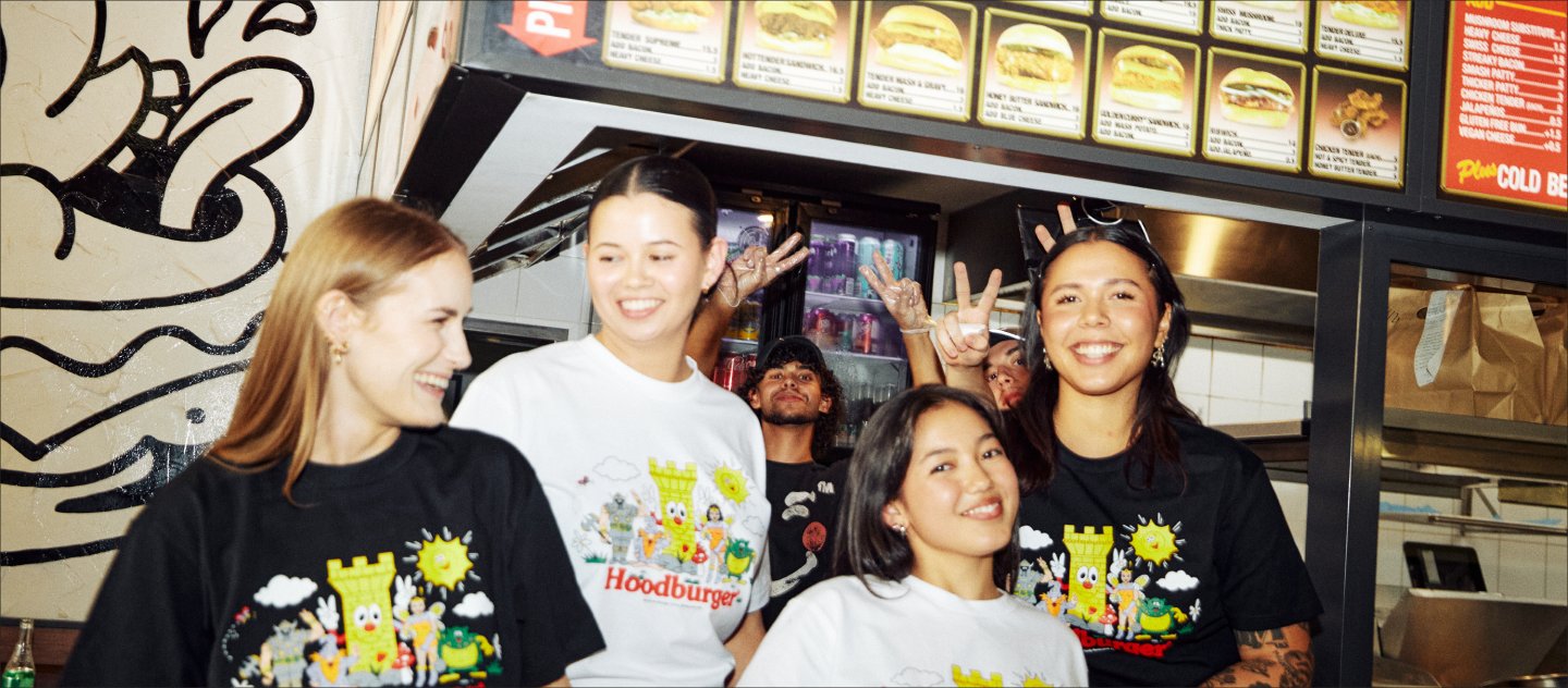 Inside a Hoodburger kitchen